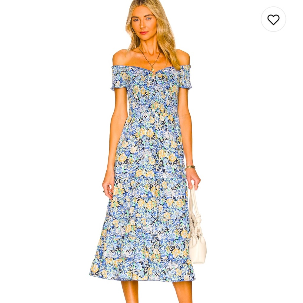 Mina Dress in Indigo